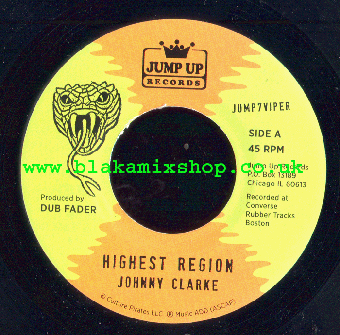 7" Highest Region/Version- JOHNNY CLARKE