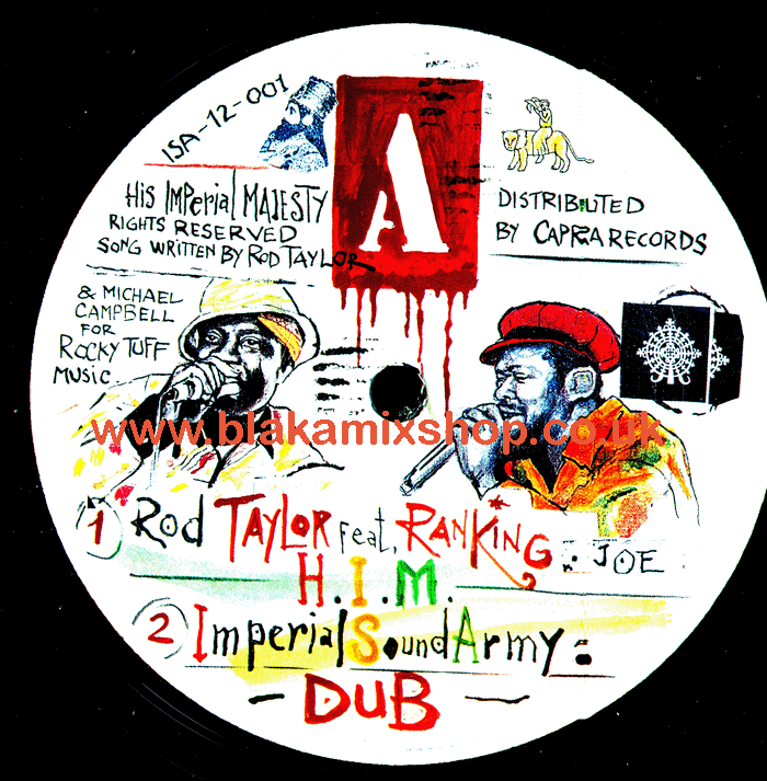 12" H.I.M/His Majesty ROD TAYLOR ft RANKING JOE/DANNY RED