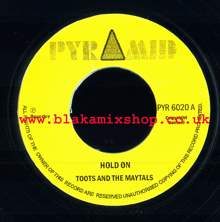 7" Hold On/On The Move TOOTS & THE MAYTALS/ROLAND ALPHONSO