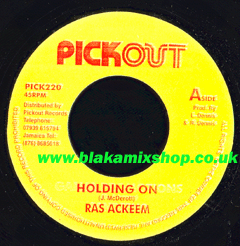 7" Holding On/Ganja Farmer Riddim RAS ACKEEM