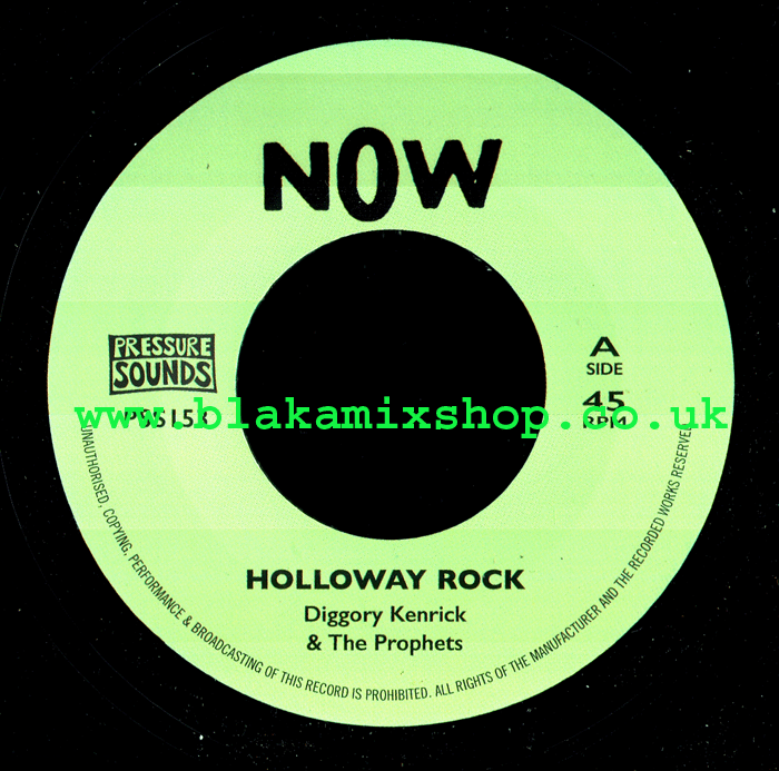 7" Holloway Rock/version DIGGORY KENRICK & THE PROPHETS