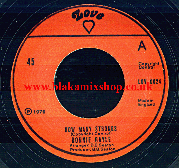 7" How Many Strongs/Version BONNIE GALE