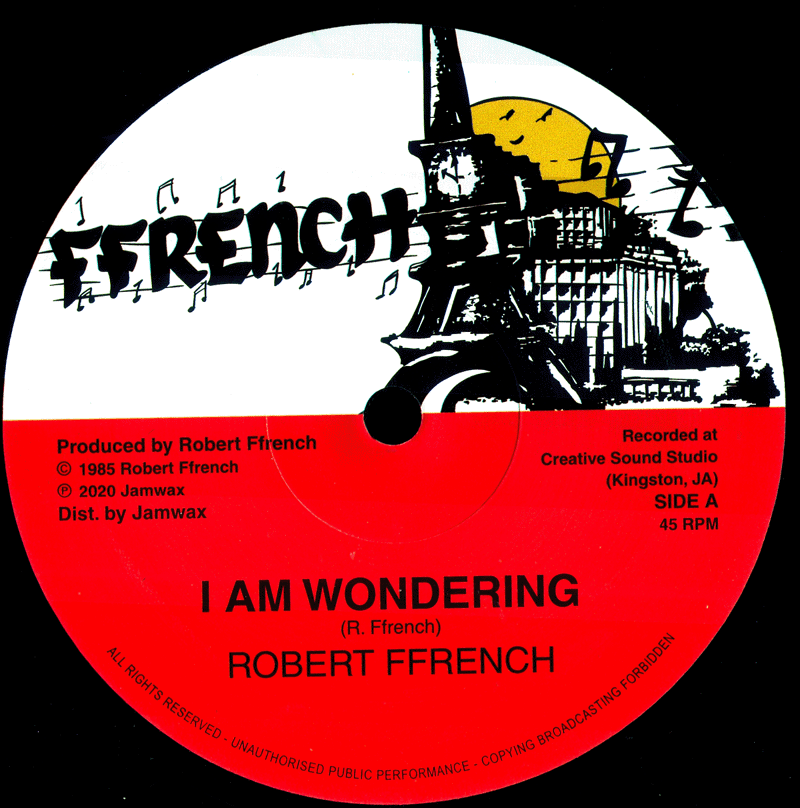 12" I Am Wondering/Dance In A Skate Land ROBERT FFRENCH/SHORTI