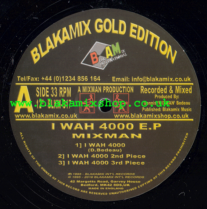 12" Iwah 4000 E.P.- MIXMAN