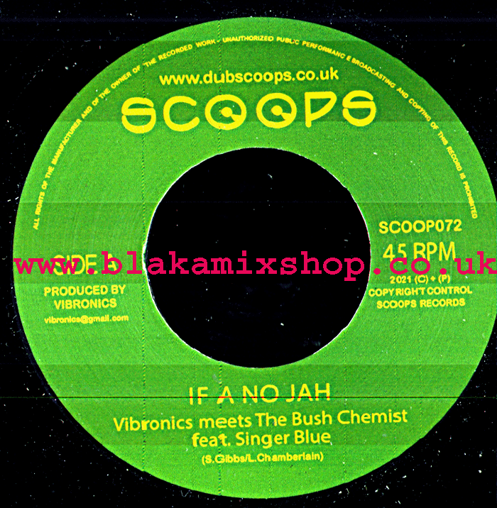 7" If A No Jah/Version VIBRONIS meets THE BUSH CHEMIST ft. SIN