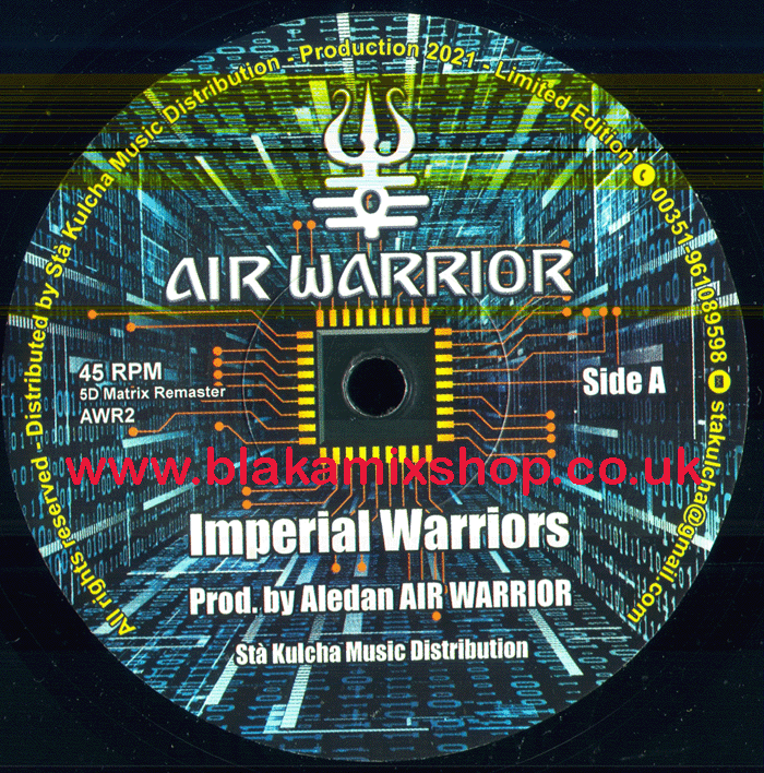 7" Imperial Warriors/Imperial Dub AIR WARRIOR