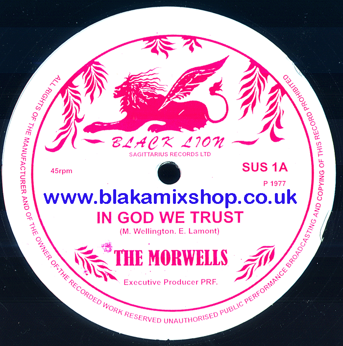 12" In God We Trust/Wonderful World MORWELLS/MIKE BROOKS