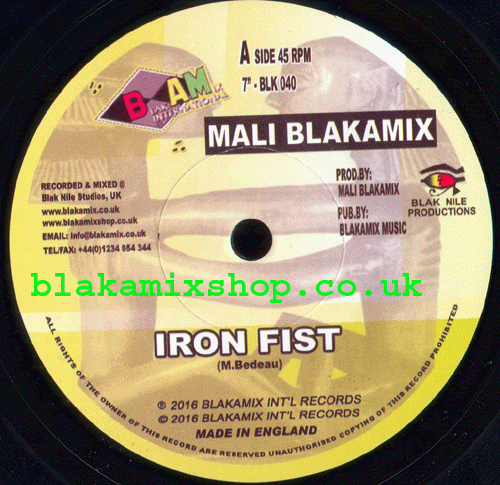 7" Iron Fist/Dub- MALI BLAKAMIX