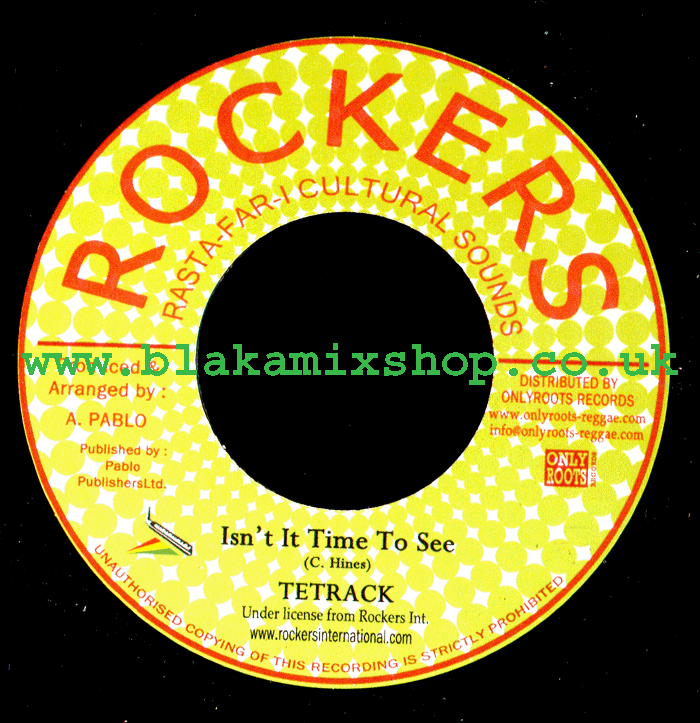 7" Isn't It Time To See/Tubby's Special TETRACK
