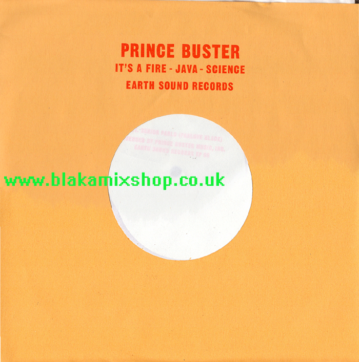 10" It's A Fire [3 Mixes] PRINCE BUSTER