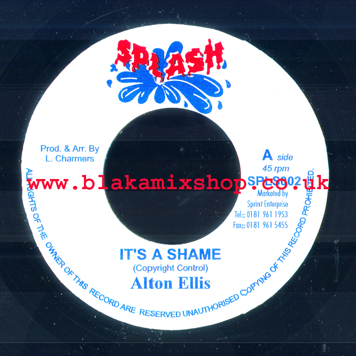 7" It's A Shame/Dub Of Shame ALTON ELLIS