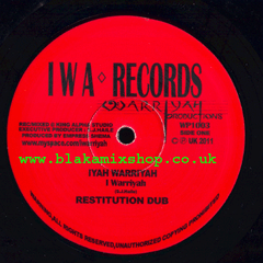 10" Iyah Warriyah/Clash Of The Titans I WARRIYAH