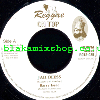 7" Jah Bless/Dub - BARRY ISSAC
