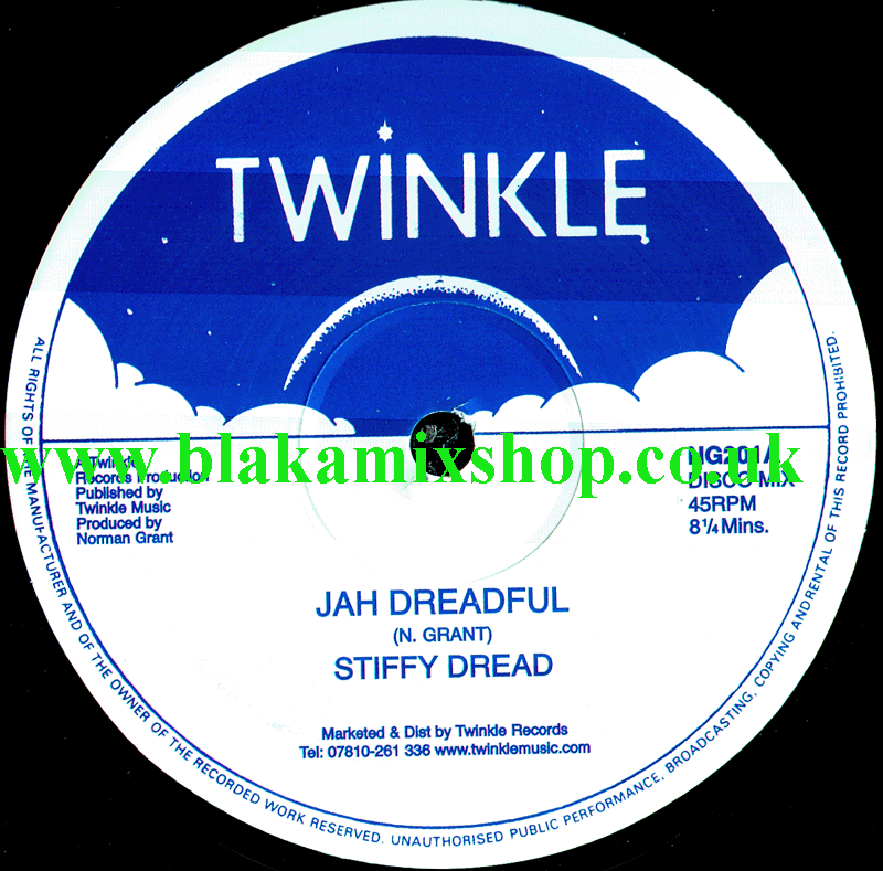 12" Jah Dreadful/Dreadful Dub- STIFFY DREAD
