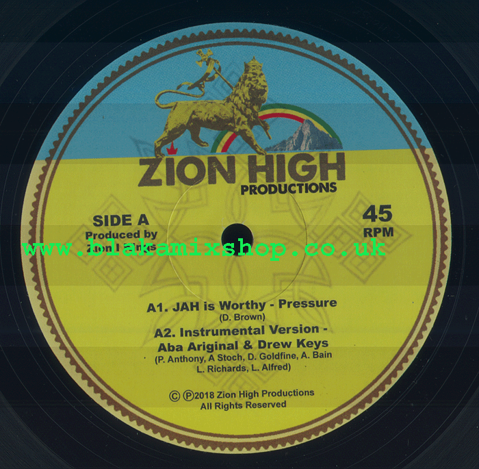 12" Jah Is Worthy/The Rainbow- PRESSURE/BARBARA NAPS