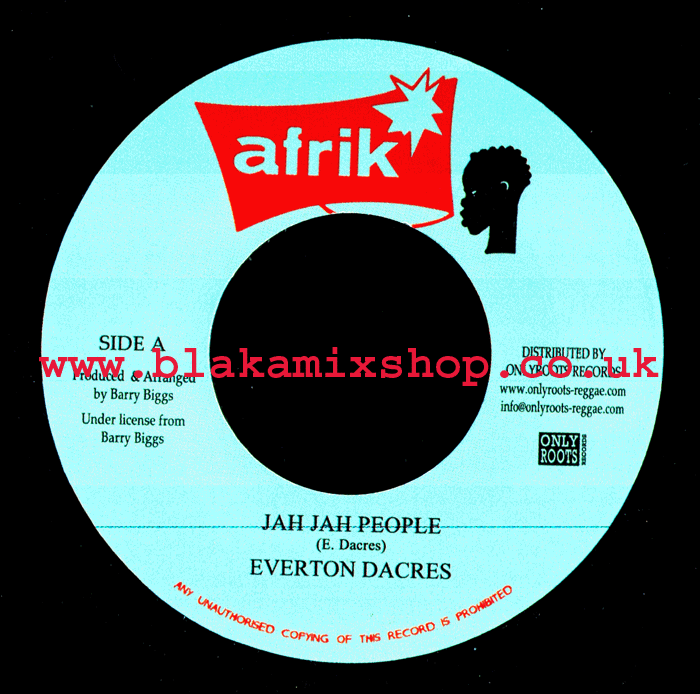 7" Jah Jah People/Version EVERTON DACRES