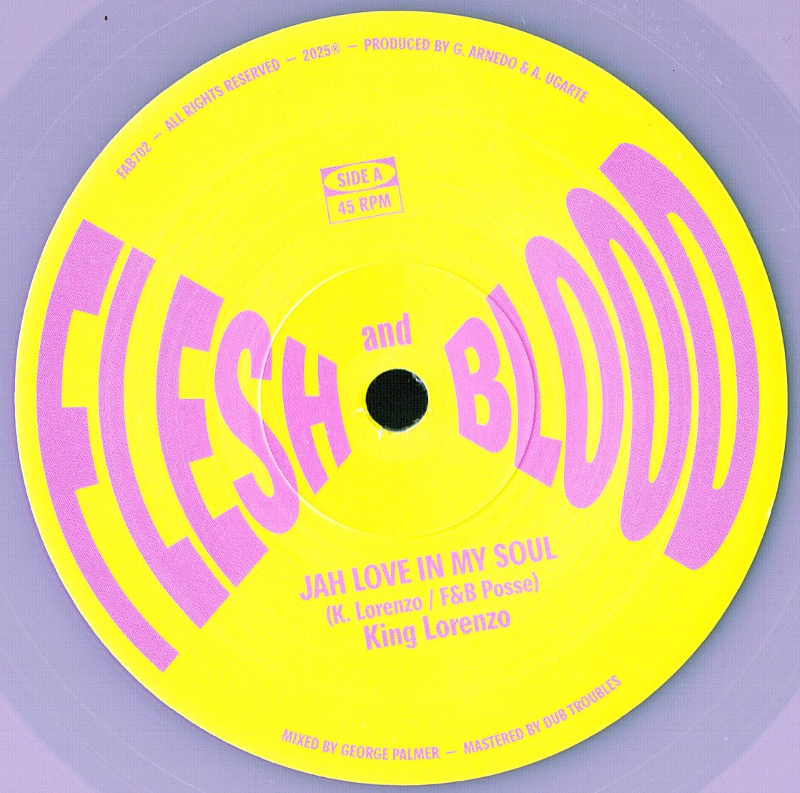 7" Jah Love In My Soul/Version KING LORENZO