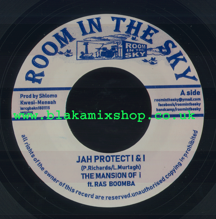 7" Jah Protect I & I/Version THE MANSION OF I ft. RAS BOOMBA