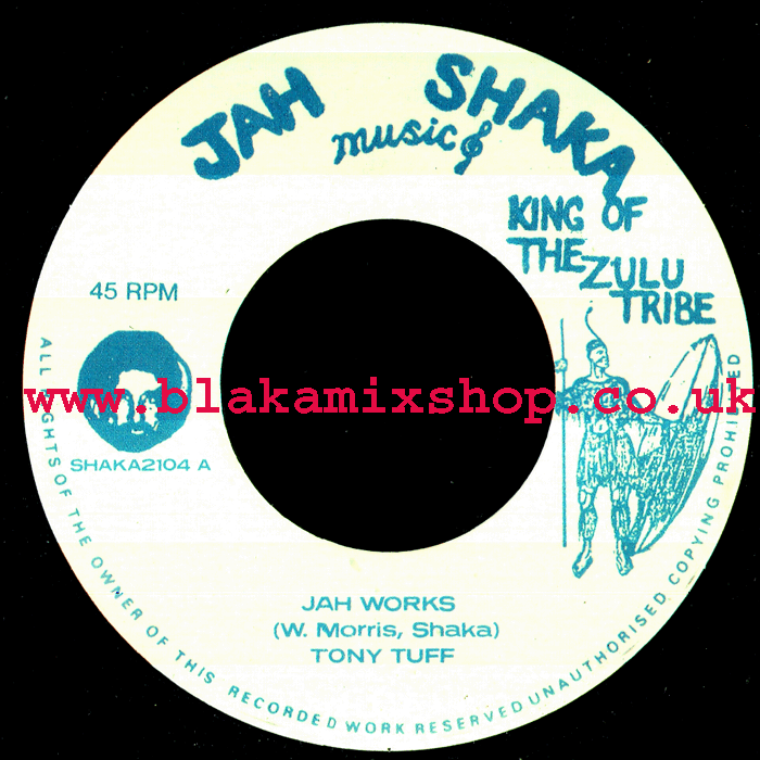 7" Jah Works/Dub Works TONY TUFF