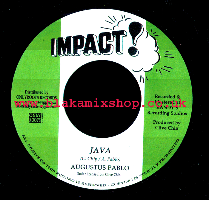 7" Java/Dub AUGUSTUS PABLO