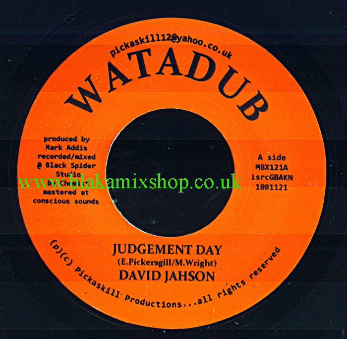 7" Judgement Day/Version DAVID JAHSON