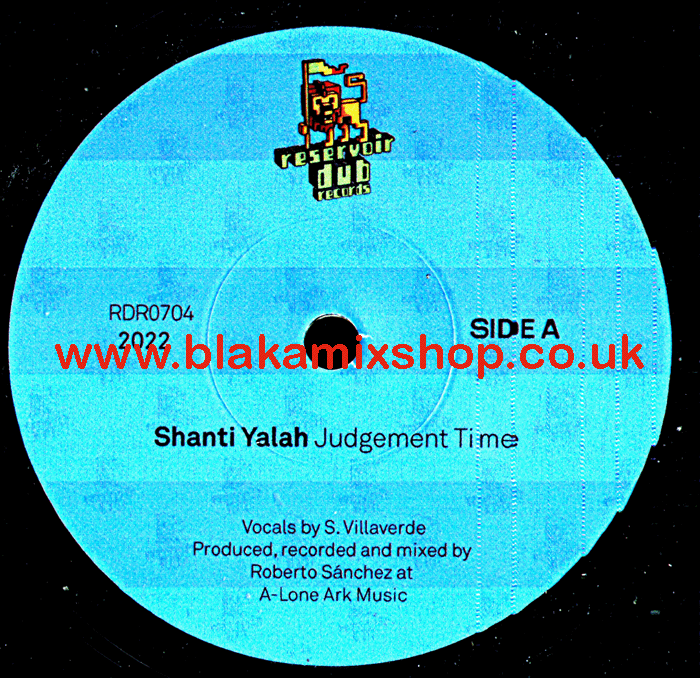 7" Judgement Time/Dub SHANTI YALAH