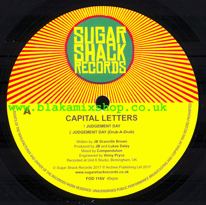 12" Judgement Day[4 Mixes]- CAPITAL LETTERS