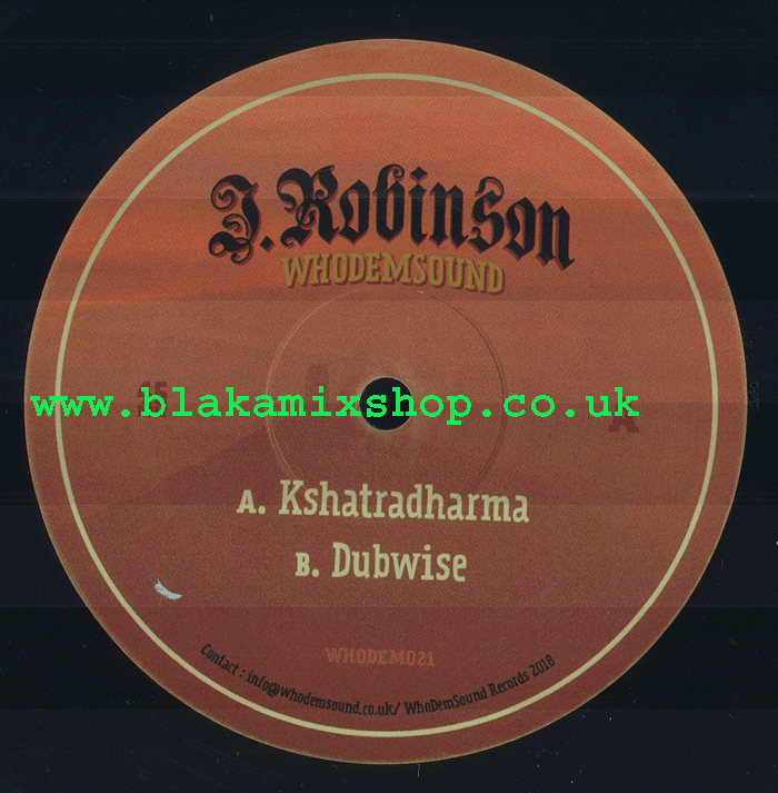 10" Kshatradharma/Dubwise J. ROBINSON