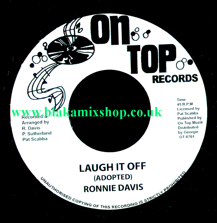 7" Laugh It Off/Version RONNIE DAVIS