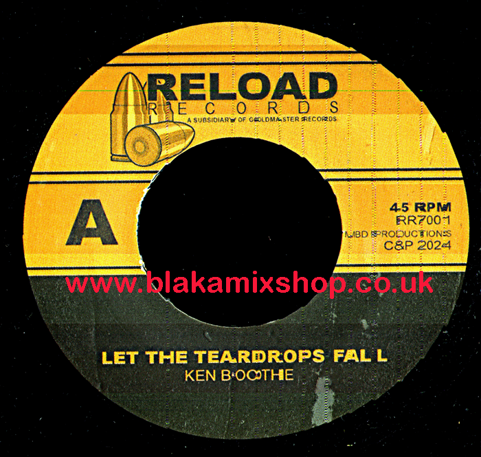 7" Let The Teardrops Fall/Dub -KEN BOOTHE