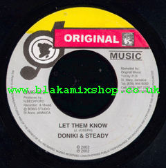 7" Let Them Know/Version DONIKI & STEADY