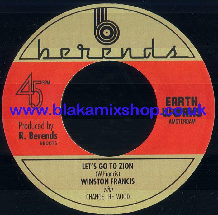 7" Let's Go To Zion/Zion Dub WINSTON FRANCIS