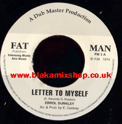 7" Letter To Myself/Version - ERROL DUNKLEY