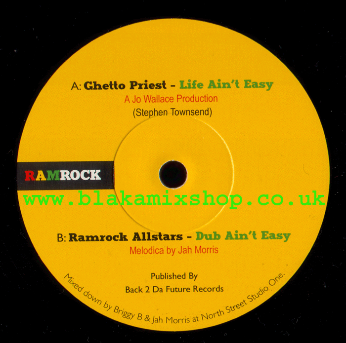 7" Life Ain't Easy/Dub GHETTO PRIEST