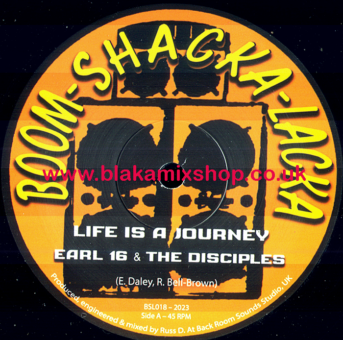 12" Life Is A Journey [4 Mixes] EARL 16 & THE DISCIPLES