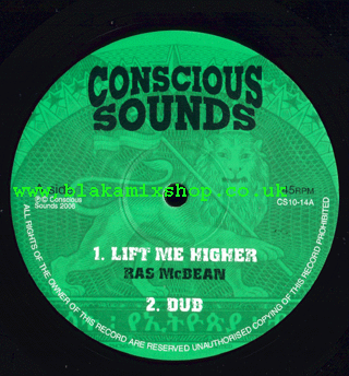 10" Lift Me Higher/On A Mission RAS McBEAN/CULTURE FREEMAN