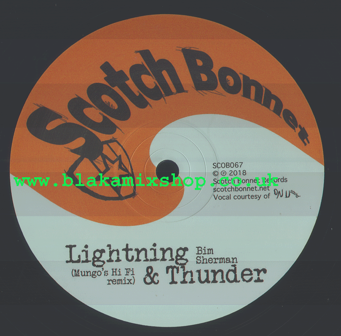 10" Lightning & Thunder Rmx/Thunderclap Dub BIM SHERMAN/MUNGO'