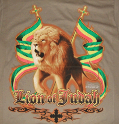 TS LION OF JUDAH BROWN - T SHIRT