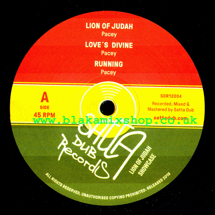 12" Lion Of Judah Showcase- PACEY