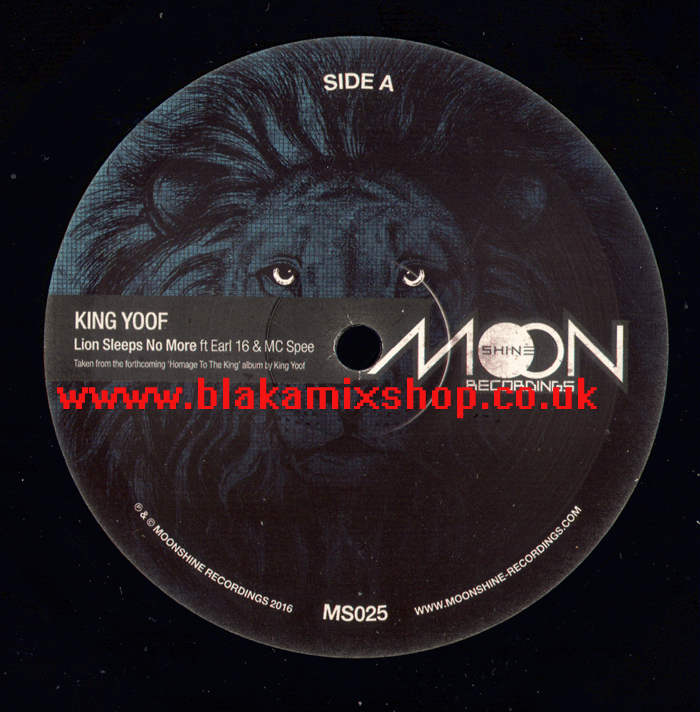 10" Lion Sleeps No More/Dub Sleeps No More KING YOOF feat. EAR