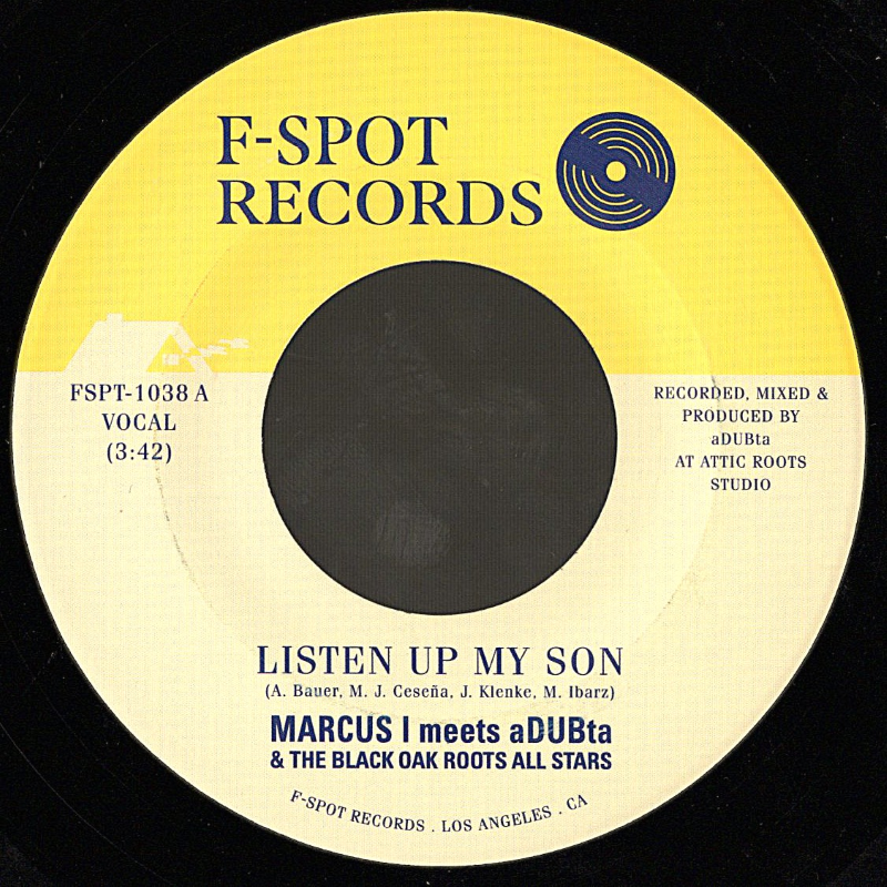7" Listen Up My Son/Version- MARCUS I meets ADUBTA