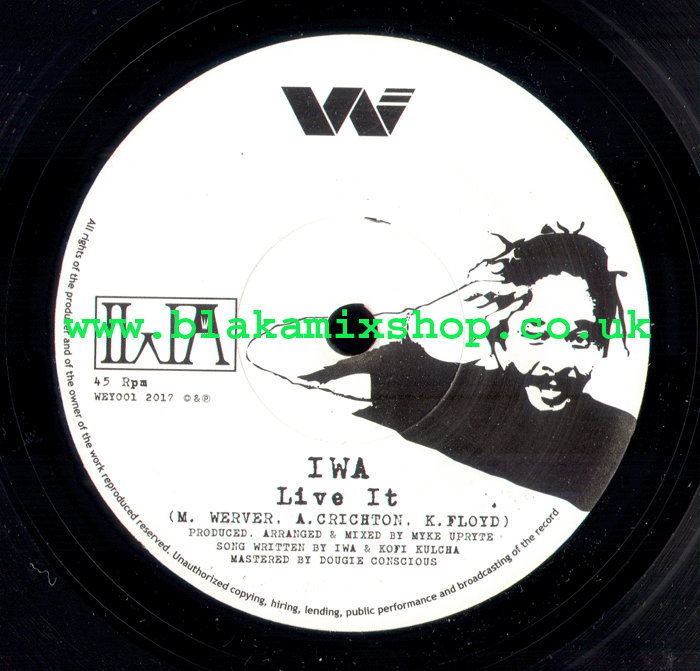 7" Live It/Instrumental IWA