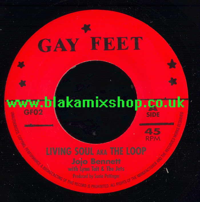 7" Living Soul aka The Loop/Gay Drums JOJO BENNETT/LESLIE BUTL