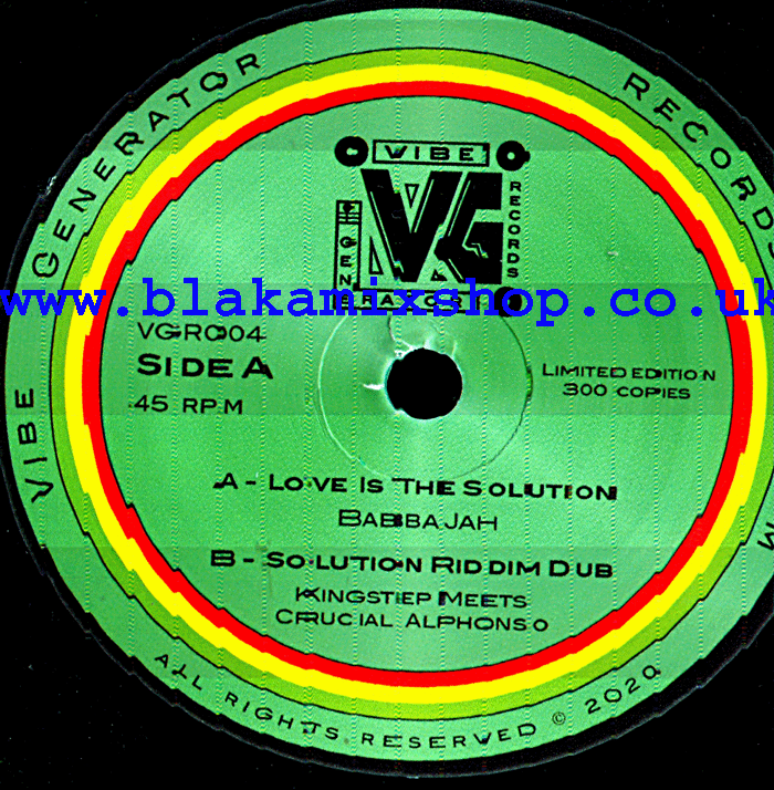 7" Love is the solution/Dub BABBAJAH/KINGSTEP meets ROLAND ALP