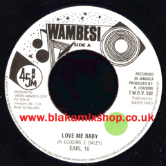 7" Love Me Baby/Version EARL 16