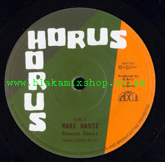 7" Make Haste/Warning Dub RONNIE DAVIS