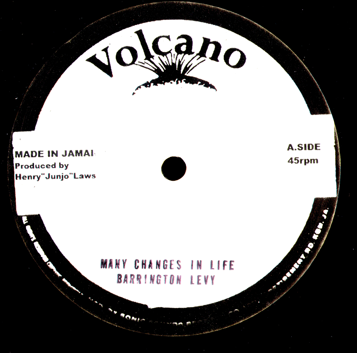 10" Many Changes In Life/Look Youthman- BARRINGTON LEVY
