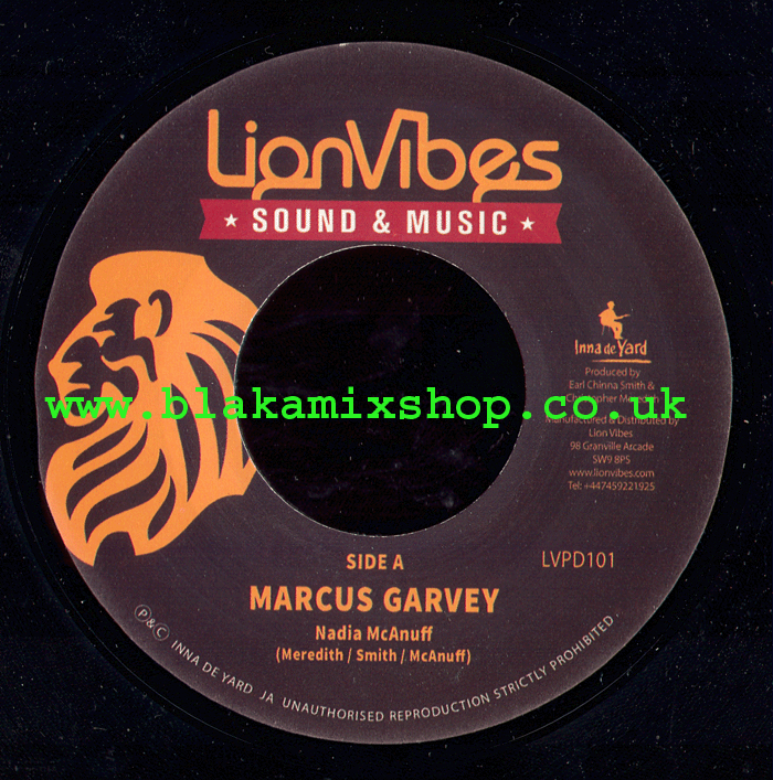 7" Marcus Garvey/Ithiopia NADIA MCANUFF/ANU GOLD