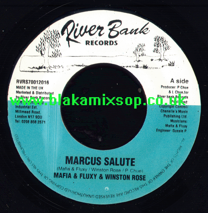 7" Marcus Salute/Version MAFIA & FLUXY and WINSTON ROSE