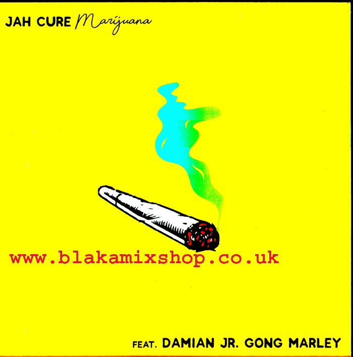7" Marijuana/Marijuana Instrumental JAH CURE ft. DAMIAN 'JR. G